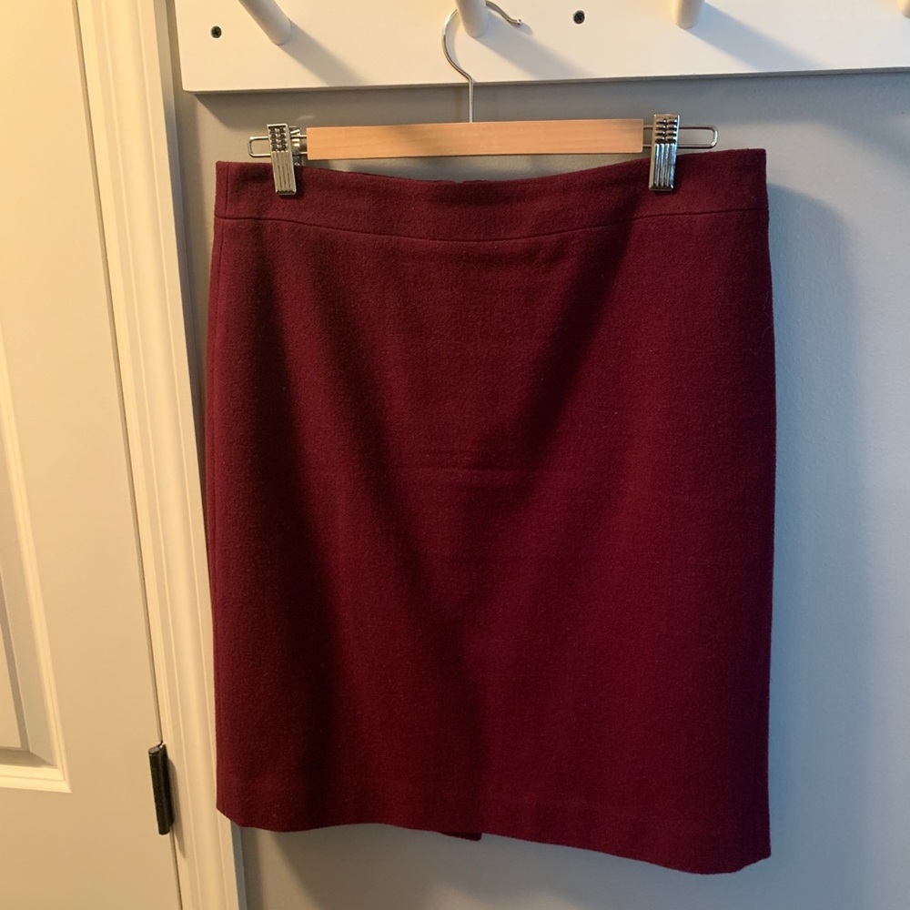 J.Crew The Pencil Skirt Wool Blend